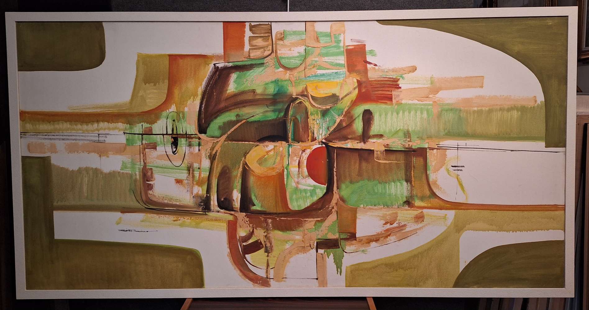 Whispers in Ochre | F - Framed Art