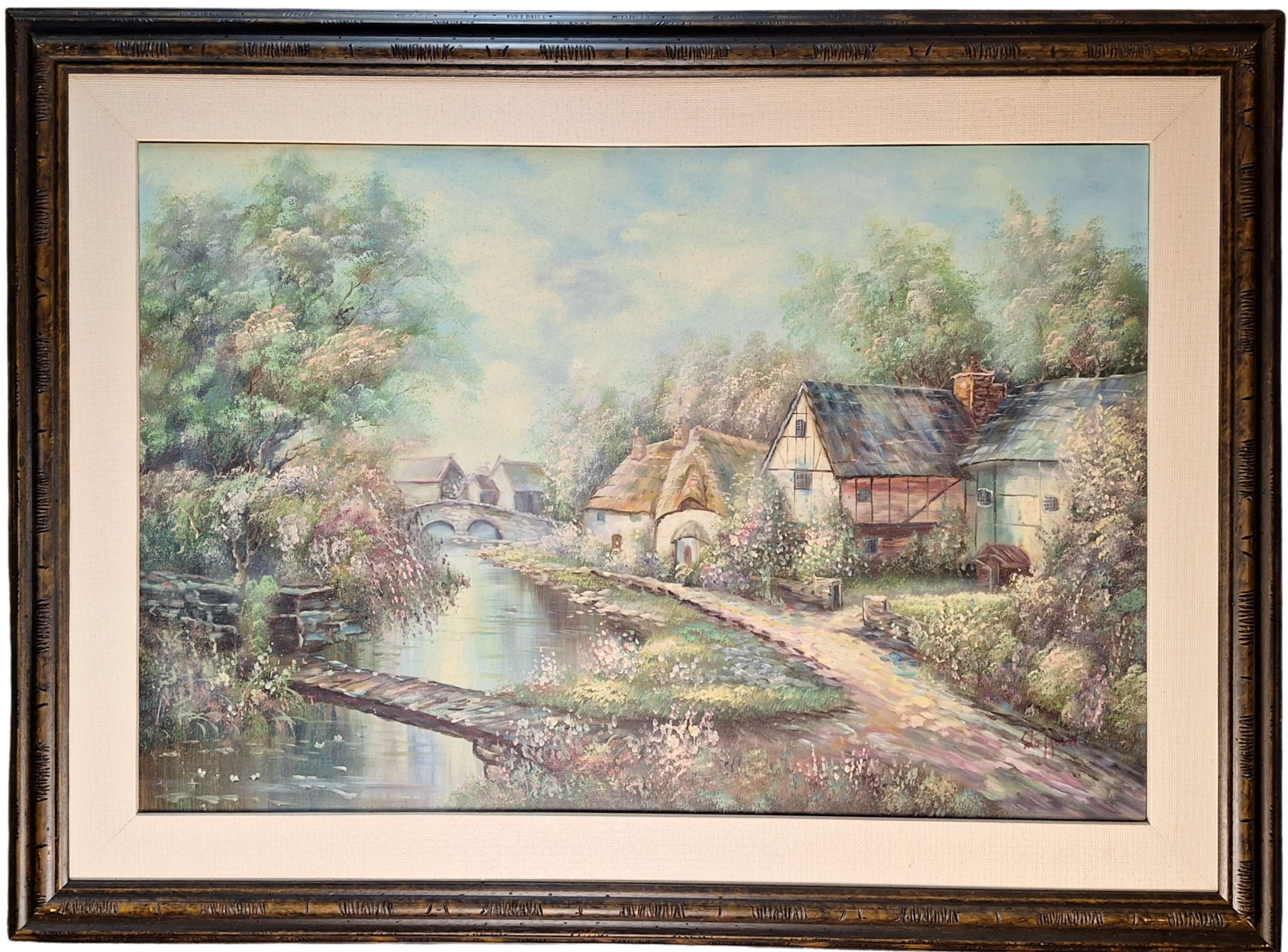 Riverside Devon Cottage | F - Framed Art - Image 2