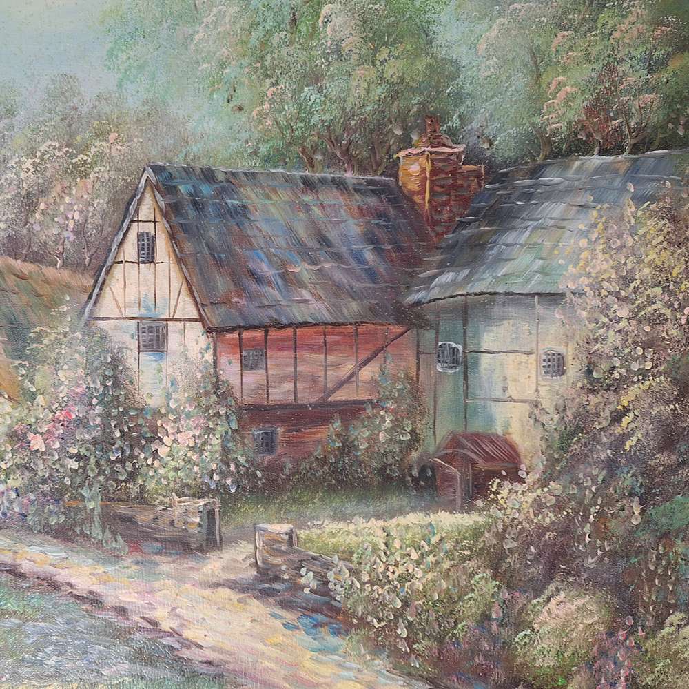 Riverside Devon Cottage | F - Framed Art - Image 4